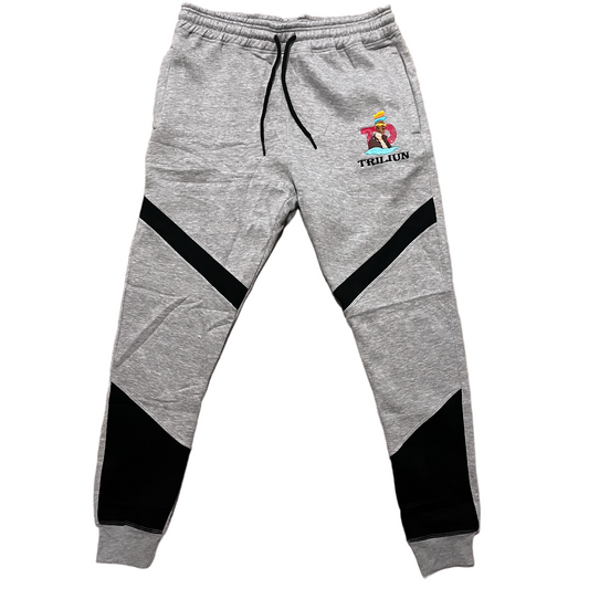 “TRILIUN” King Triliun joggers black&grey