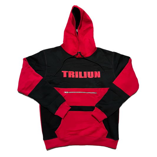“TRILIUN” King Triliun sweatshirt red&black