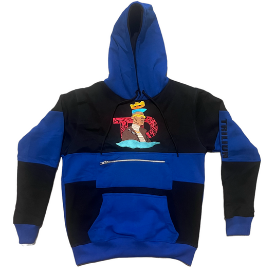 “TRILIUN” King Triliun sweatshirt blue&black