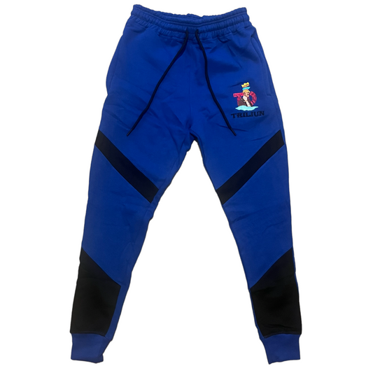“TRILIUN” King Triliun joggers blue&black